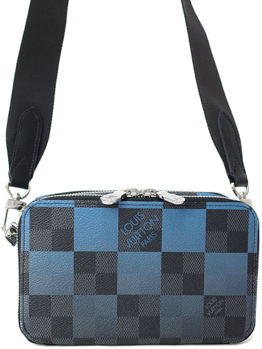 Louis Vuitton Damier Graphite Black Giant Alpha Wearable Wallet Shoulder Bag